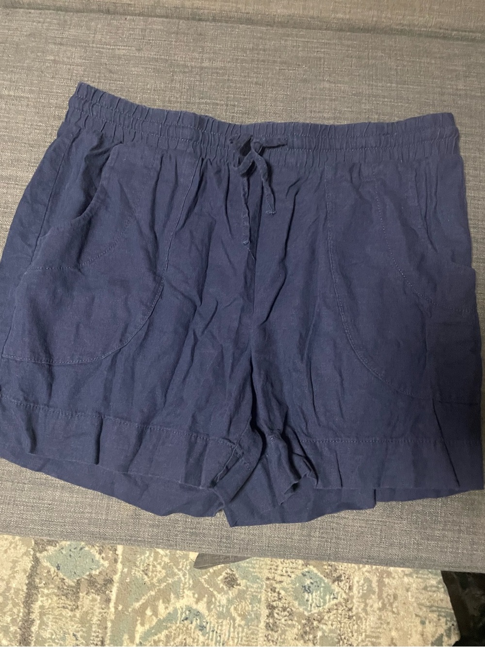 Reitmans Dark Navy Elastic Waist Pants